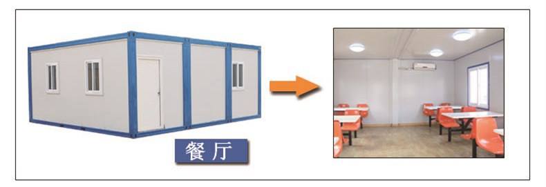 酒泉办公室餐厅集装房
